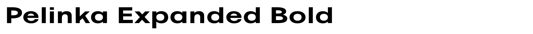 Pelinka Expanded Bold image